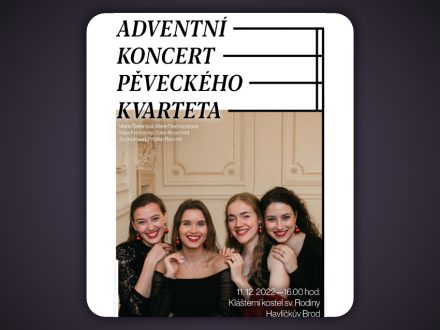 Adventní koncert pěveckého kvarteta