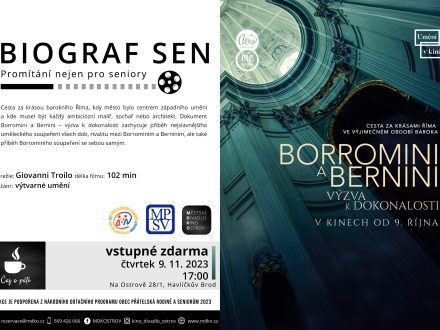 Biograf sen - Borromini a Bernini výzva k dokonalosti 9. 11. 17:00