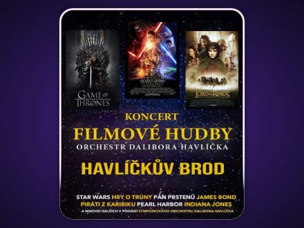 Koncert Filmové Hudby pod taktovkou dirigenta Dalibora Havlíčka